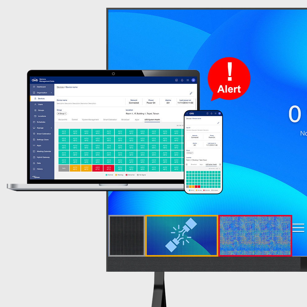 Advanced AIO LED Health Monitoring