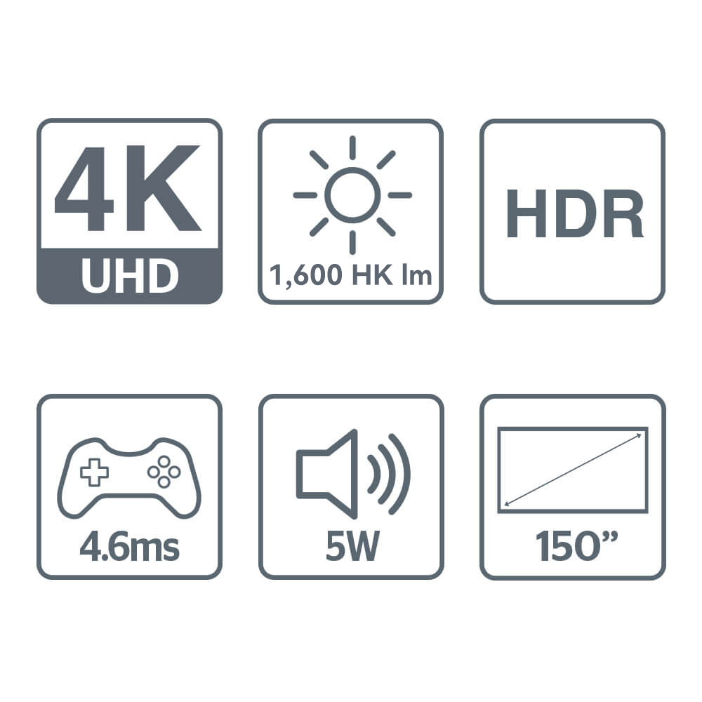 Photon Life 4K UHD feature icons