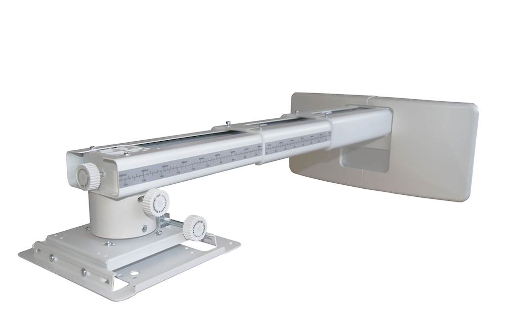 Optoma OWM3000 Supporto Da Parete Per Proiettori A Proiezione Ultra-Corta – Braccio Telescopico Regolabile, Carico 15 Kg, Gestione Cavi Integrata