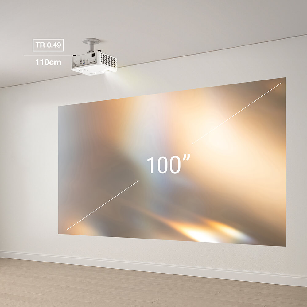 LW351ST short throw projector and flexible positioning for any environment